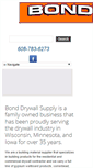 Mobile Screenshot of bonddrywallsupply.com